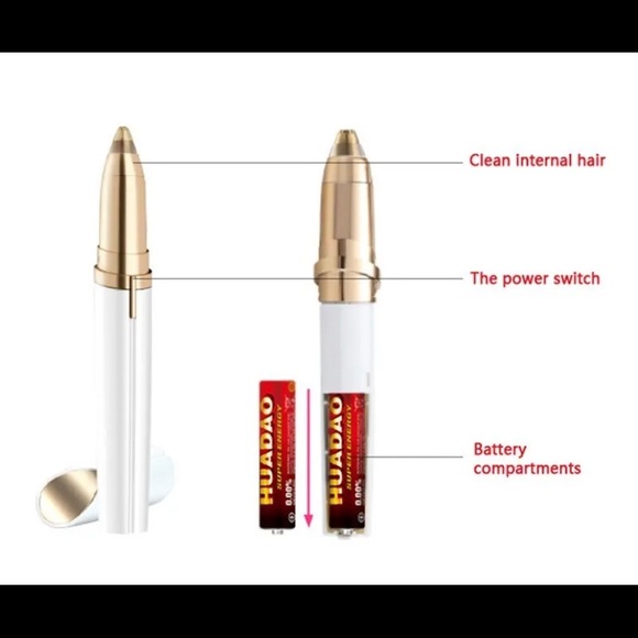 🍀New Electric Eyebrow Trimmer mini Brow Epilator battery operated - Picture 5 of 7